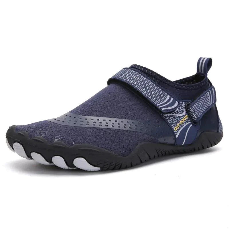 Mandotos breathable double buckle unisex water shoes with slip-on design, ideal for aquatic activities and quick drying.