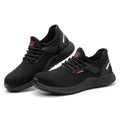 Mandotos breathable safety shoes with anti-smashing protection for work safety, featuring durable design and comfortable fit.