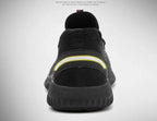 Mandotos breathable safety shoes with anti-smashing steel toe for work safety, featuring durable design and breathable mesh material.
