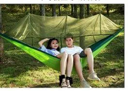 Mandotos bug-free camp hammock for two, featuring mosquito protection, ideal for outdoor relaxation and camping adventures.