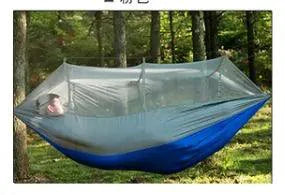 Mandotos bug-free camp hammock for two with mosquito protection, ideal for outdoor relaxation and serene nature enjoyment.