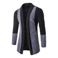Mandotos men's casual cardigan sweater with knitwear texture, stylish coat suitable for everyday wear.