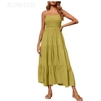 Mandotos chic chiffon layered swing dress featuring flowing fabric and stylish design, perfect for casual or semi-formal occasions.