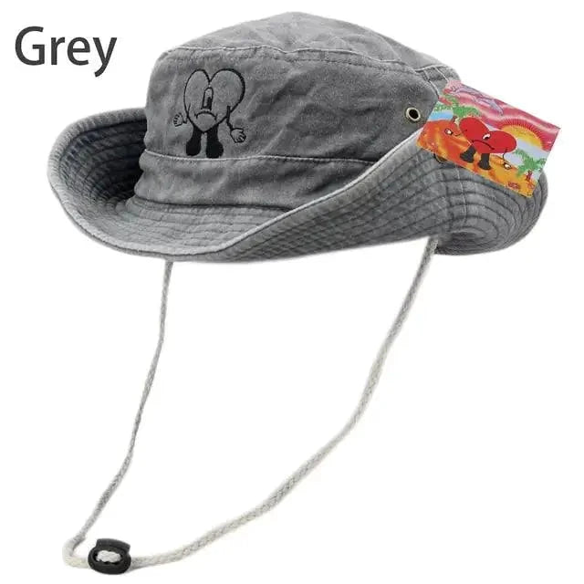 Mandotos chic embroidered travel hat with stylish design and embroidered details, perfect for outdoor adventures and sunny days.