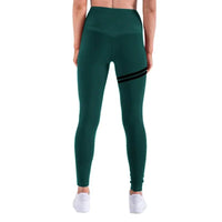 Mandotos chic gold print leggings with stylish gold pattern, comfortable stretch fabric, and fitted design.