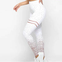 Mandotos chic gold print leggings with stylish pattern and comfortable fit, perfect for trendy casual wear.
