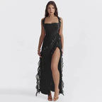 Mandotos chic maxi dress with elegant flowy fabric and stylish design, perfect for formal occasions.