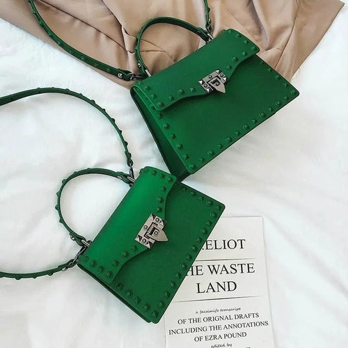 Mandotos chic PU leather sling bag with adjustable strap, stylish design, and compact size for everyday use.