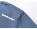 Mandotos men's quick dry running T-shirt, size M, breathable outdoor sports tee for hiking and fishing in summer.