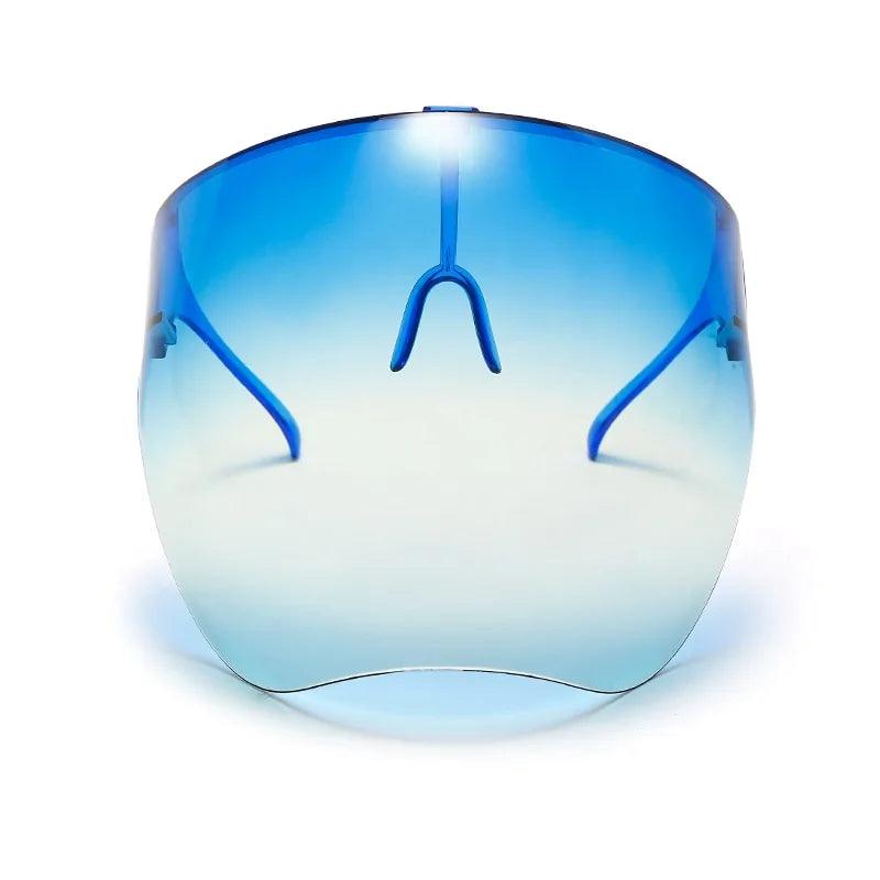 Mandotos ClearShield anti-spray eyewear with transparent protective lenses and adjustable black frame.