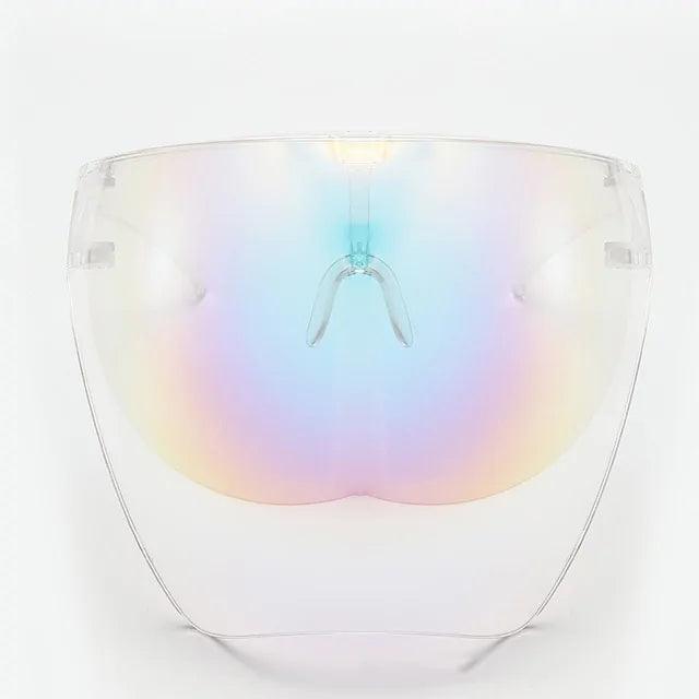 Mandotos ClearShield anti-spray eyewear with transparent frame and lenses, designed to reduce spray and enhance visibility.