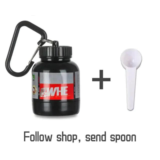 Mandotos Compact Nutrition Flask with leak-proof cap and sleek design for convenient on-the-go hydration and supplement storage.