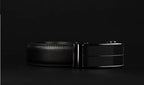 Mandotos contemporary leather belt with sleek design and adjustable buckle, made from genuine leather for a stylish look.