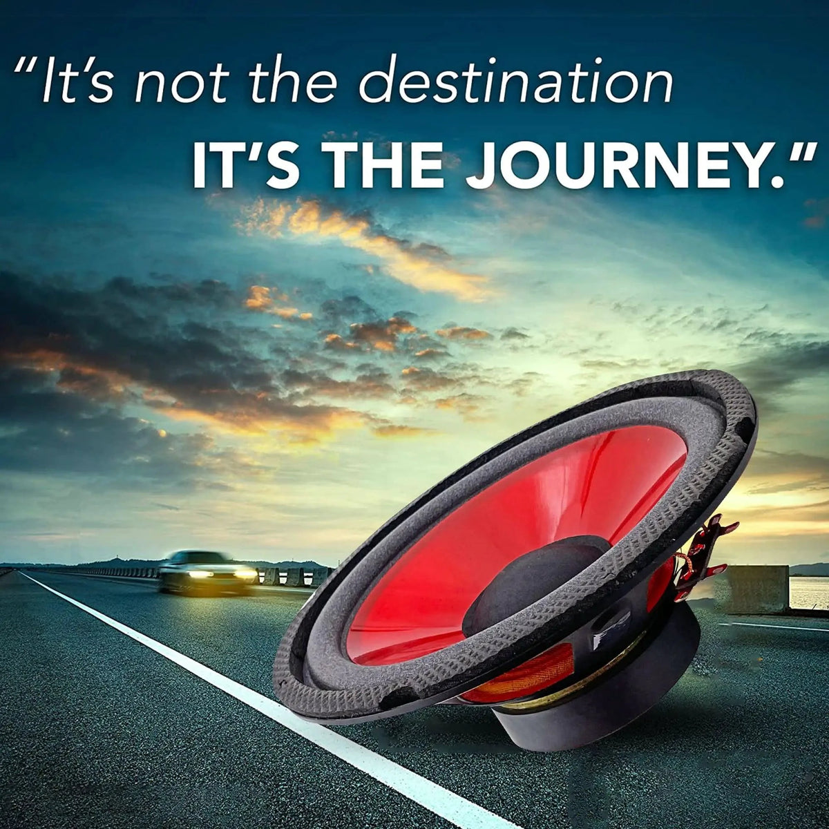 Mandotos CoreBass 6-inch 300W car subwoofer with durable enclosure and powerful bass output.