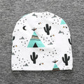 Cute cotton baby hat from MANDOTOS for infants and toddlers, soft and comfortable headwear for young children.