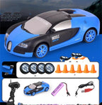 Mandotos 2.4G 4WD RC Drift Car toy with GTR AE86 model, remote control, perfect for children and racing enthusiasts.