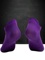 Eight pairs of Mandotos women's running socks with cushioning, breathable fabric, and anti-odor features for outdoor sports.