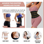 Mandotos ATBUTY 9-inch short torso sport girdle underwear for women with 9 steel bones and latex waist trainer corset.