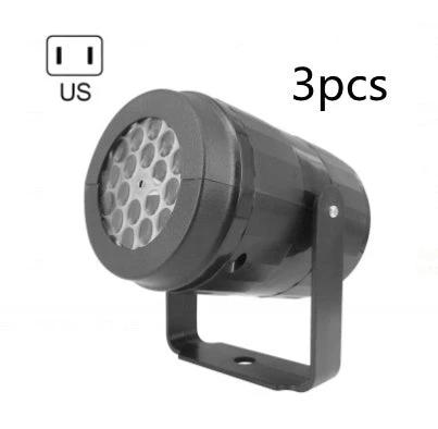Mandotos Christmas snowflake projector light with rotating LED stage light, ideal for outdoor holiday decor and garden Christmas decorations.