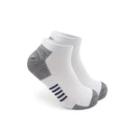 Mandotos durable sports socks in black and gray, 12 pairs, ankle and invisible styles, breathable and suitable for daily wear.