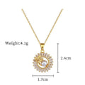 Mandotos jewelry suite with a square full diamond personalized round ring, leaves necklace, and matching earrings.
