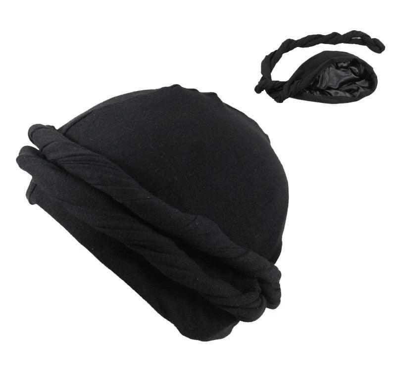 Men's fashionable headband hat by MANDOTOS, stylish and comfortable accessory for casual wear, shown in a natural pose.
