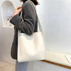 Mandotos eco-friendly vegan leather tote bag with stylish design, featuring spacious interior and sustainable materials for everyday use.