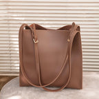 Mandotos eco-friendly vegan leather tote bag with stylish design, featuring sustainable materials and spacious interior.