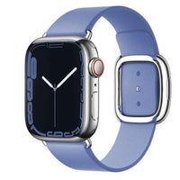 Elegant leather strap by MANDOTOS featuring smooth, high-quality leather and sleek design for stylish accessories.