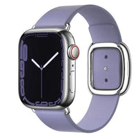 Elegant leather strap by MANDOTOS featuring smooth, high-quality leather and adjustable design for versatile wear.