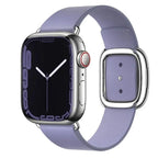 Elegant leather strap by MANDOTOS featuring smooth, high-quality leather and adjustable design for versatile wear.