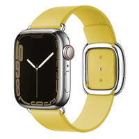 Elegant leather strap by MANDOTOS featuring smooth, high-quality leather and sleek design, ideal for watches or accessories.