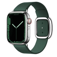 Elegant leather strap by MANDOTOS with a sleek design, perfect for watch bands or accessories.