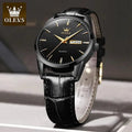 Elegant leather timepiece by MANDOTOS featuring a classic watch with a leather strap and a sleek dial.