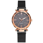 Elegant Rose Gold MANDOTOS timepiece with a sleek round dial and stylish strap, perfect for sophisticated wristwear.