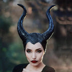 Mandotos Enchantress Horns Headpiece featuring elegant, curved horn designs for fantasy costume or cosplay accessories.