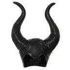 Mandotos Enchantress Horns Headpiece featuring elegant, curved horn design for fantasy costumes or cosplay accessories.
