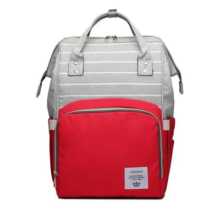 Mandotos Fashion Mummy Maternity Nappy Bag with multiple compartments and stylish design, perfect for parents on the go.
