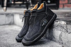 Mandotos Gentleman's leather loafers with classic design and sleek finish, perfect for formal and casual wear.