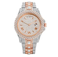 Mandotos Gentlemen's Gold Luxe Watch with a sleek gold band and elegant round dial, showcasing luxury and style.