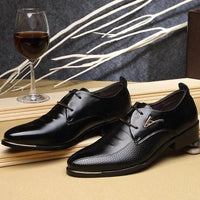 Mandotos Gentlemen's refined leather loafers showing classic slip-on style with smooth leather finish and elegant stitching details.