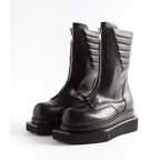 Mandotos genuine leather men's boots featuring a classic design and sturdy construction, perfect for casual or formal wear.