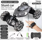 Mandotos gesture-controlled transforming stunt car with sleek design, capable of performing stunts and transforming between modes.
