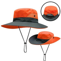 Girls' Ponytail UV Shield Sun Hat by MANDOTOS featuring a wide brim and adjustable strap for sun protection and comfort