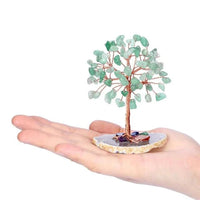 Mandotos Harmony Energy Feng Shui Trees with lush green leaves and natural wood trunks, designed to promote positive energy.