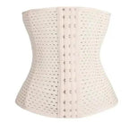 Mandotos hot waist trainer corset showing a black, adjustable waist-shaping garment designed for waist slimming and support.