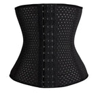 Mandotos hot waist trainer corset with adjustable laces and steel boning for shaping and support.