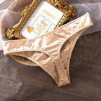 Mandotos Ice Silk women's low-waist seamless panties made of quick-drying, breathable, skin-friendly fabric for comfort and intimacy.