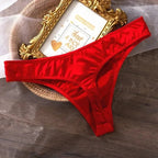 Mandotos Ice Silk women's low waist seamless briefs made of quick-drying, breathable, skin-friendly lingerie underwear.