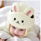 Infant safety mesh cap by MANDOTOS, lightweight and breathable hat with soft mesh material for baby protection and comfort.